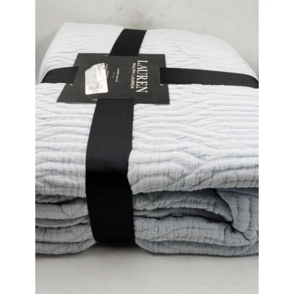 Lauren Ralph Lauren Wiley Cotton Tonal Jacquard Quilt King 92